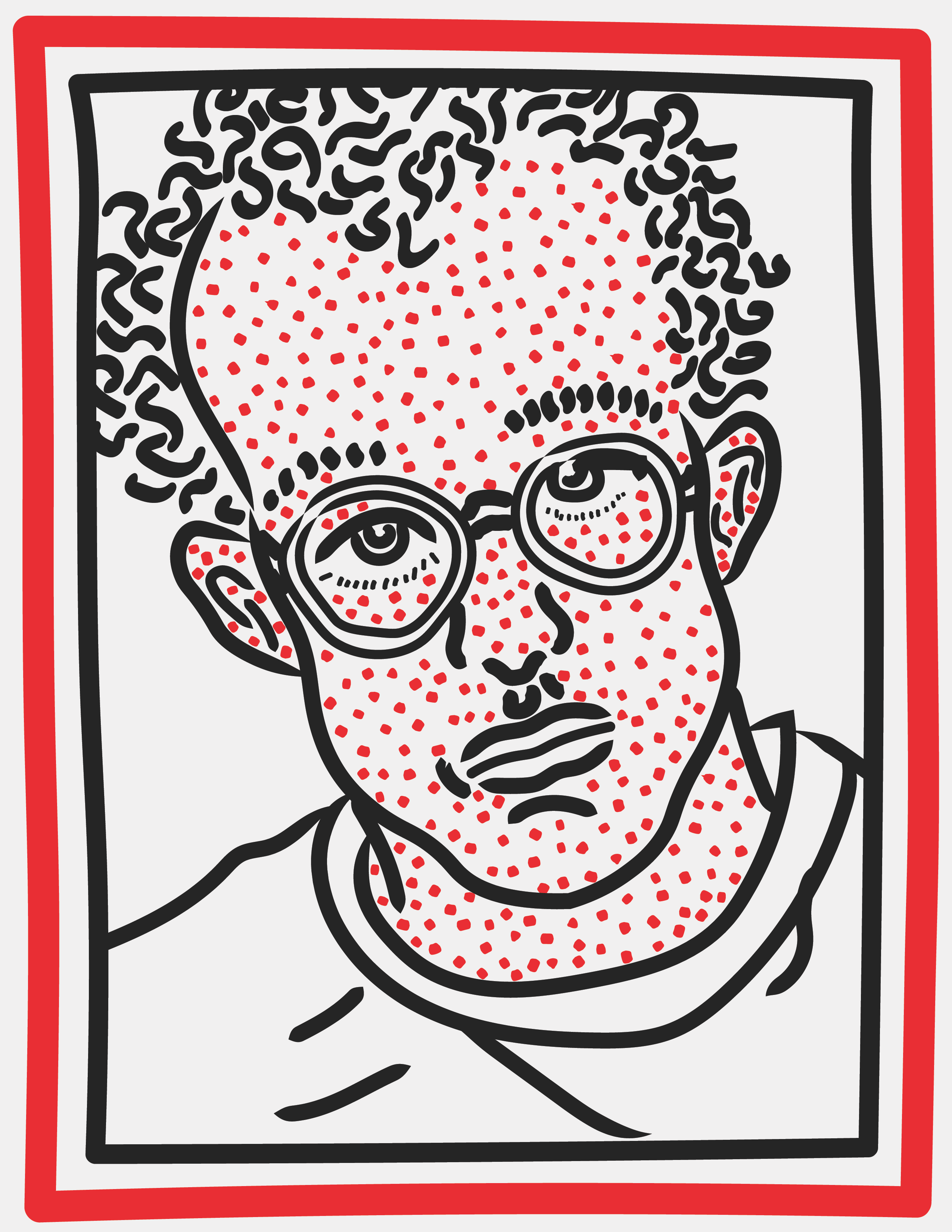 Keith Haring Portrait